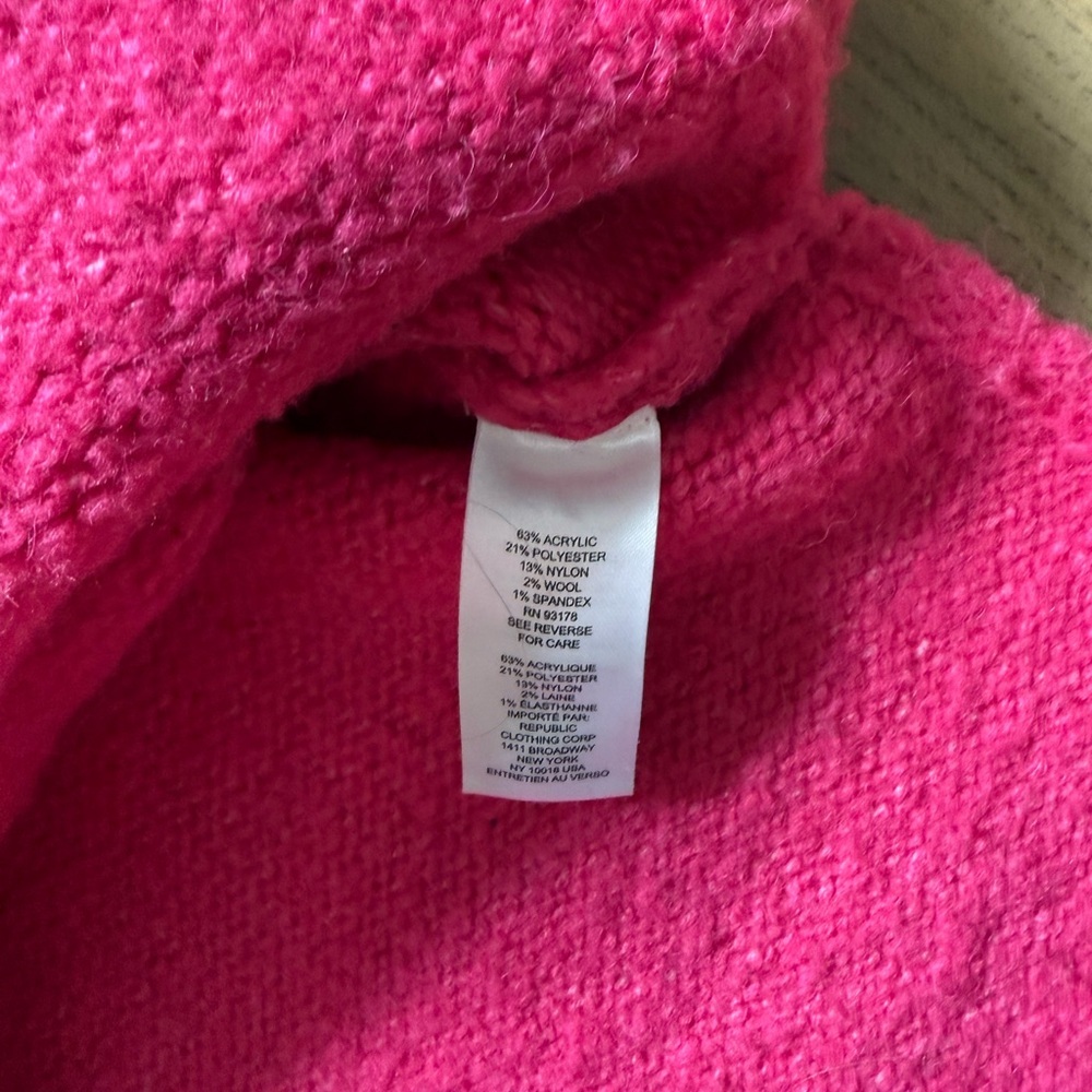 Cozy Raspberry Pink Industry Sweater - Picture 5 of 5